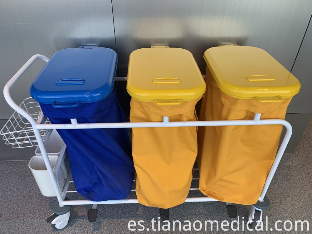 Carro de carro médico de suciedad ABS Medical ABS Dirt Trolley Cart